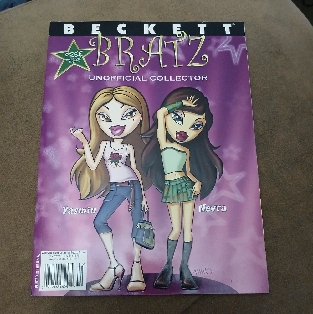 NWT Rare Bratz Yasmin and Nevra Unofficial Collector Magazine with Bratz Cards